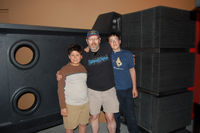 Andrew, John & Stephen inside a Generator Turbine - Hoover Dam