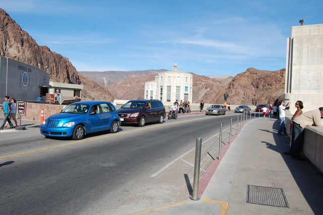 Roadway over the Hoover Dam
