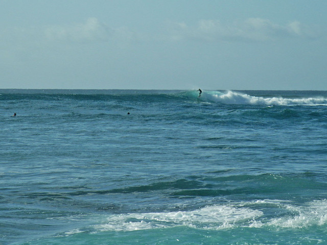 Surfer at Sunset Beach Park