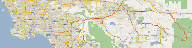 My Route from Garden Grove