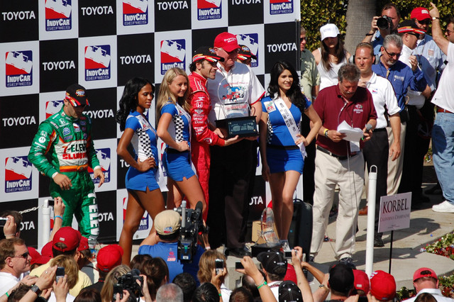 Dario Franchitti - Victory Circle