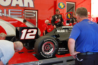 Will Power's Crew Packing Up