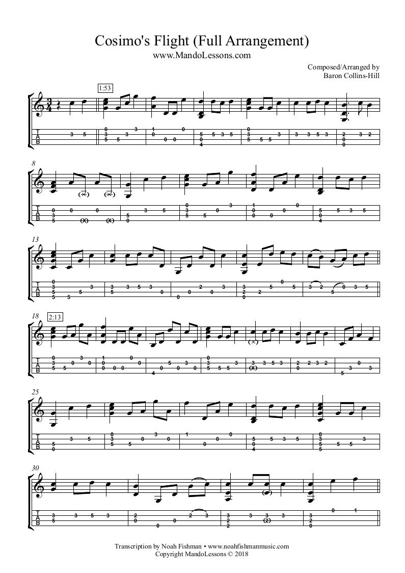 Cosimos Flight Full Score