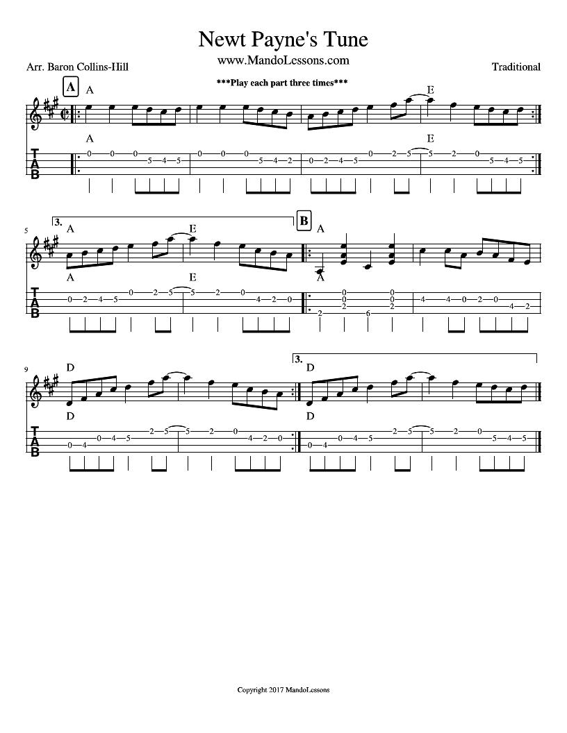 Newt Paynes Tune