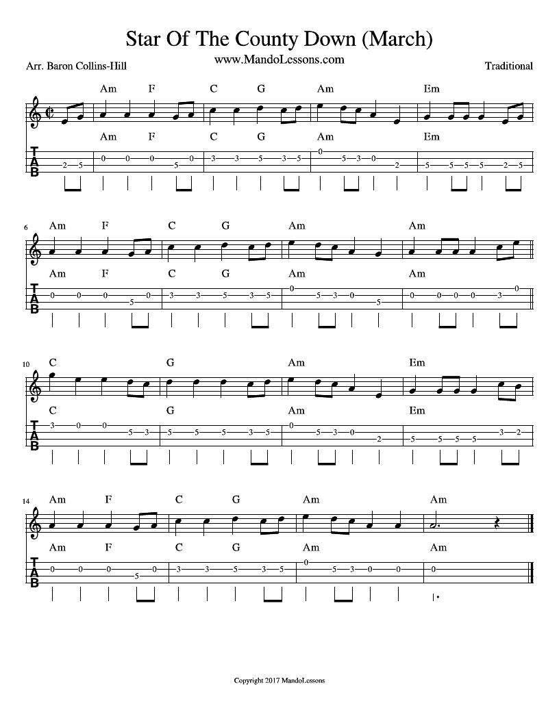 Star Of The County Down March