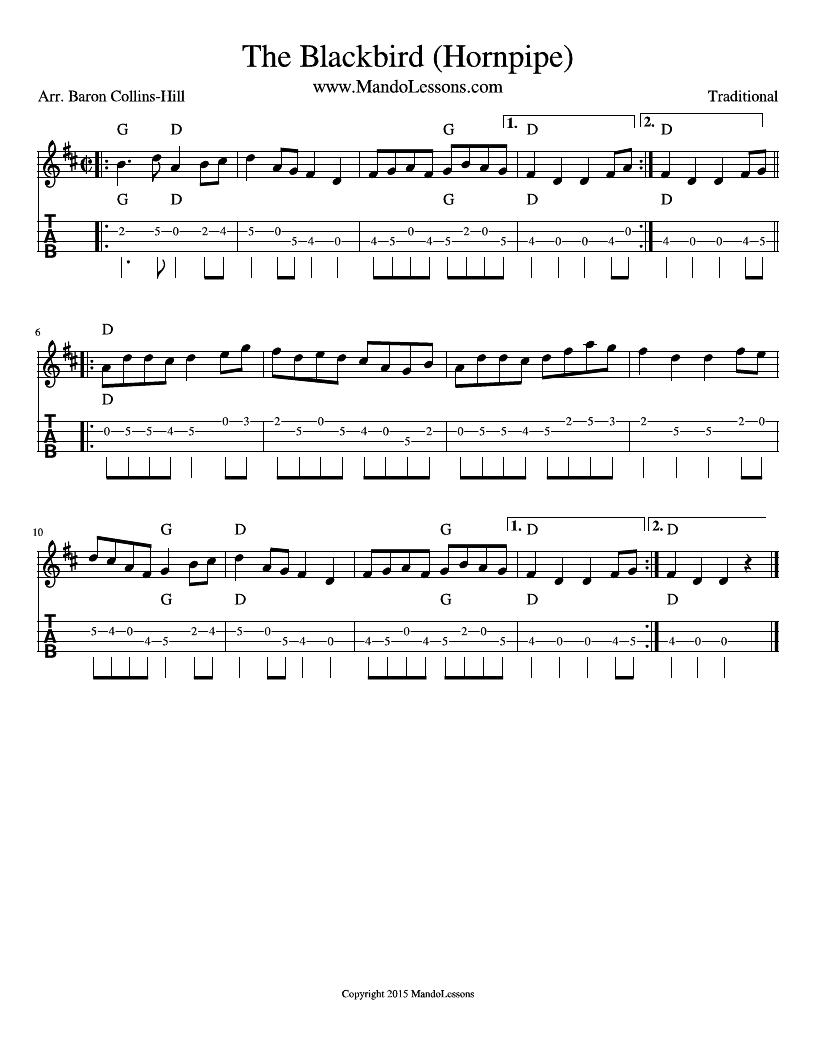 <em>The</em> Blackbird Hornpipe